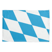 Enkele Kussensloop met vlag van Beieren, Duitsland (Achterkant)
