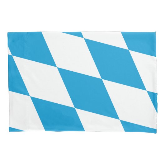Enkele Kussensloop met vlag van Beieren, Duitsland (Voorkant)