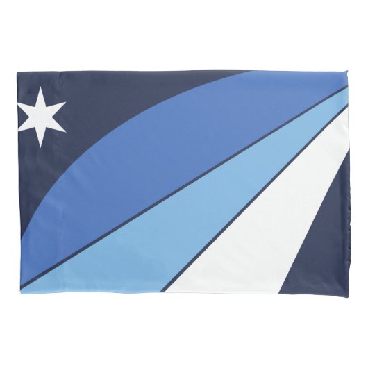 Enkele Kussensloop met vlag van Columbia, SC (Voorkant)