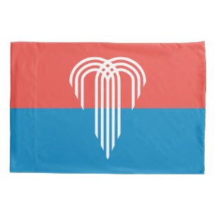 Enkele Kussensloop met vlag van Kansas City