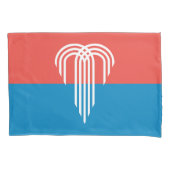 Enkele Kussensloop met vlag van Kansas City (Voorkant)