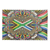 Enkele Kussensloop met Zuid-Afrikaanse kleuren (Achterkant)