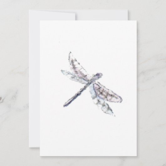 enkele libellen bedankkaart (Voorkant)