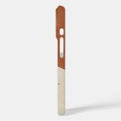 Enkele Lijn Roos Case-Mate iPhone Case (Achterkant / Links)
