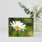 Enkele madeliefkaart briefkaart (Staand voorkant)