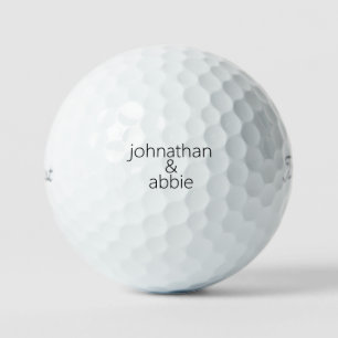 Enkele monogram namen Titleist Pro VI Golf Balls Golfballen