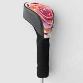 Enkele mooie grote roze roze roze roze roze golfheadcover (Schuin)