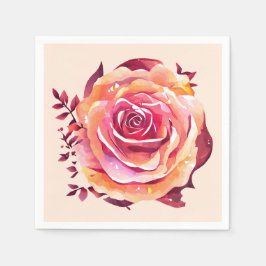 Enkele mooie grote roze roze roze roze roze servet