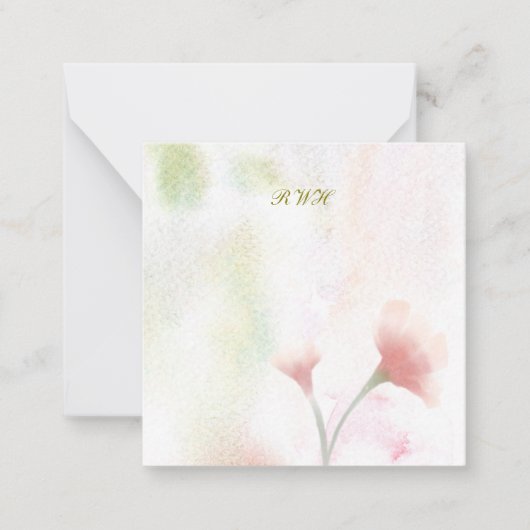 Enkele notitiekaartjes (Voorkant)