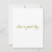 Enkele notitiekaartjes (Achterkant)