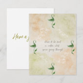 Enkele notitiekaartjes (Voorkant / Achterkant)