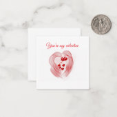 Enkele notitiekaartjes (Voorkant / Achterkant in situ)