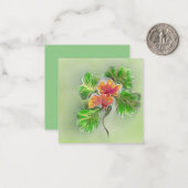 Enkele notitiekaartjes (Voorkant / Achterkant in situ)