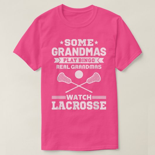 Enkele oma's spelen bingo Real Grandmas Watch Lacr T-shirt (Design voorkant)