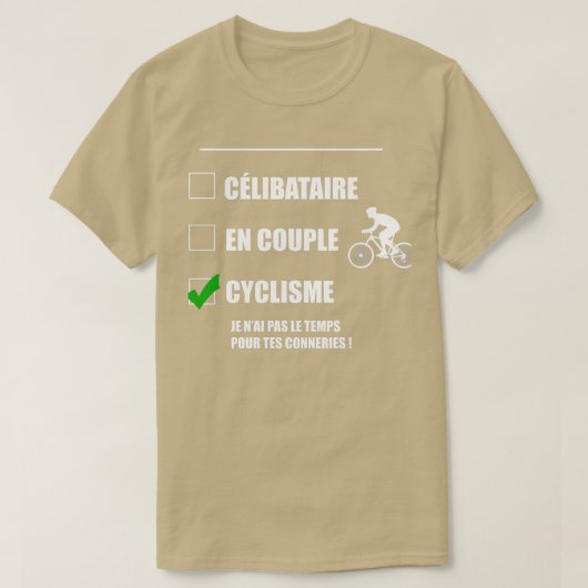 enkele paar fietsen 2 t-shirt (Design voorkant)