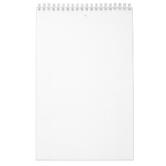 Enkele pagina-kalender, klein, 7-inch x11-inch kalender