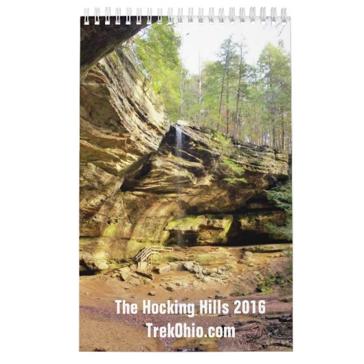 Enkele pagina, kleine agenda - Hocking Hills 2016 Kalender (Hoes)
