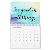 Enkele pagina SmallCalendar, positieve agenda Kalender (Feb 2026)