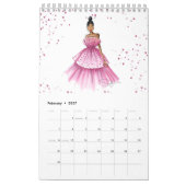 Enkele pagina SmallCalendar, wit Kalender (Feb 2027)