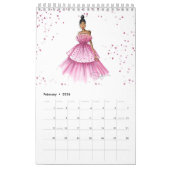 Enkele pagina SmallCalendar, wit Kalender (Feb 2026)
