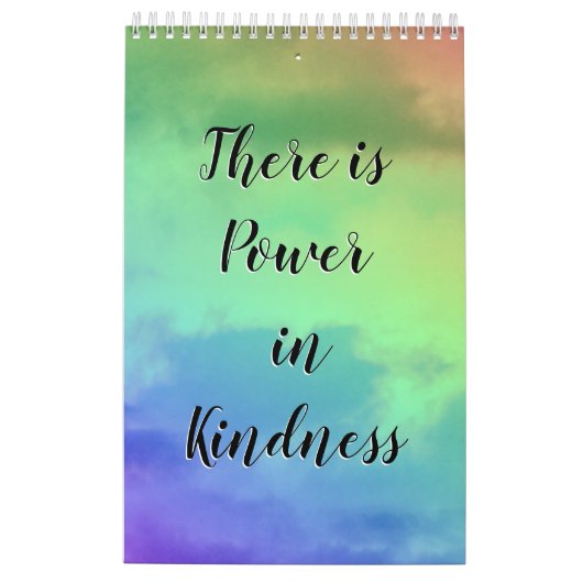 Enkele pagina SmallCalendar, witte, positieve agen Kalender (Achterkant)