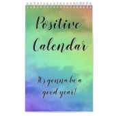 Enkele pagina SmallCalendar, witte, positieve agen Kalender (Hoes)