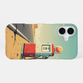 Enkele pompstop iPhone 16 hoesje (Achterkant horizontaal)