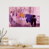 Enkele Portugese was Poster (Keuken)