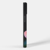Enkele roze roos met dauw Case-Mate iPhone case (Achterkant / Rechts)