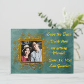 Enkele Save The Date Kaart (Staand voorkant)