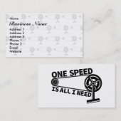 Enkele snelheid, track bikes, BMX, vaste versnelli Visitekaartje (Voorkant / Achterkant)