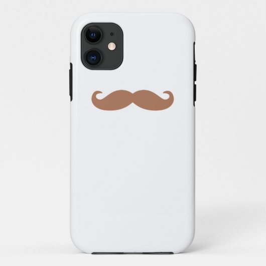 enkele snor Case-Mate iPhone case (Achterkant)