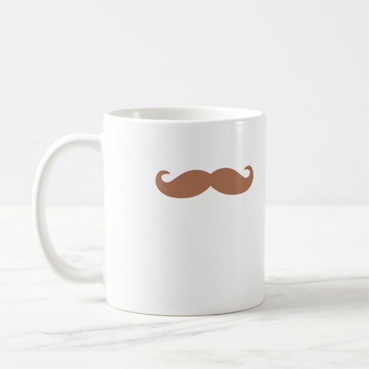 enkele snor koffiemok (Links)