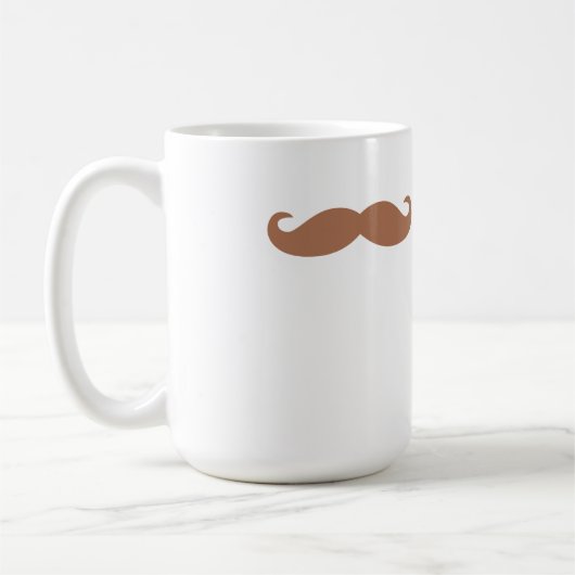 enkele snor koffiemok (Links)