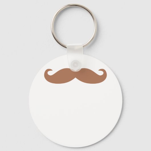 enkele snor sleutelhanger (Voorkant)