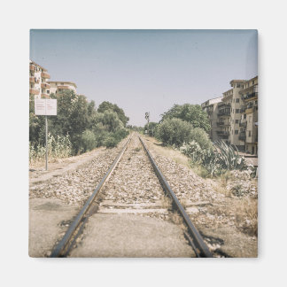 Enkele spoorlijn in Zuid-Italië Magneet