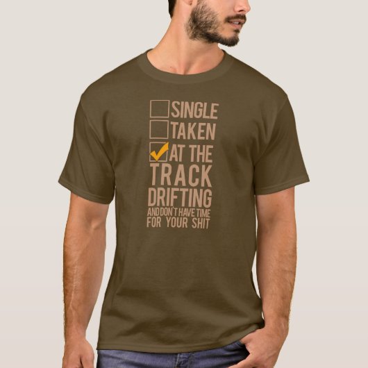 Enkele stappen - op het spoor rijden t-shirt (Voorkant)