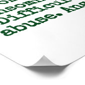 Enkele symptomen van psychische aandoeningen - psy poster (Hoek)