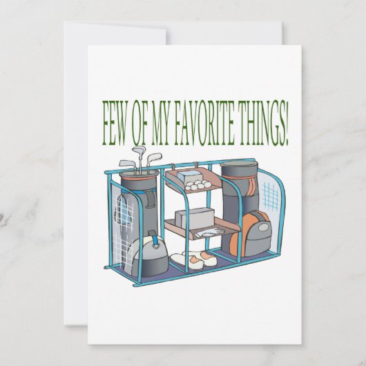 Enkele van mijn favoriete dingen kaart (Voorkant)