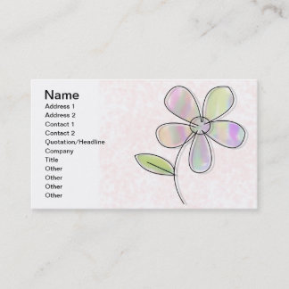 enkele ventilator visitekaartje