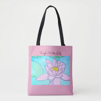 Enkele Waterlelie Tote Bag