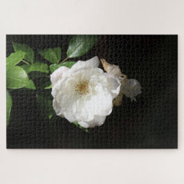 Enkele Witte Bloem Legpuzzel