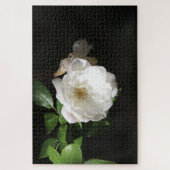 Enkele Witte Bloem Legpuzzel (Verticaal)