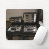 Enkele zeer klassieke Studio B-opnameapparatuur Muismat (Met muis)