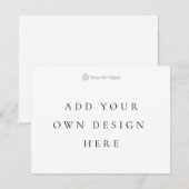 ENKELE ZIJDE 4.25x5.5inch uitnodigingskaart Landsc Kaart (Voorkant / Achterkant)