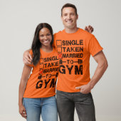 Enkelen, meegenomen, getrouwd met GYM T-shirt (Unisex)