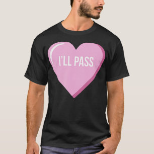 Enkelen tegen Valentijnsdag praten Hart ik' T-shirt