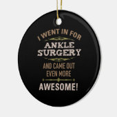 Enkeloperatie herstel Humor Keramisch Ornament (Links)