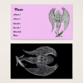 Enkelpotloodtekening Visitekaartjes (Voorkant /achterkant)