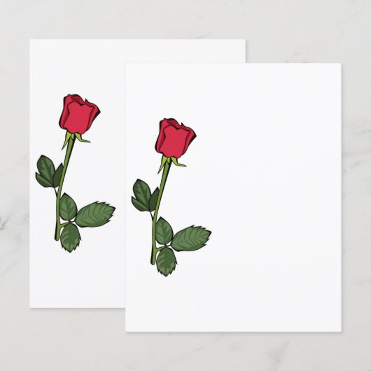 Enkelroze (Voorkant / Achterkant)